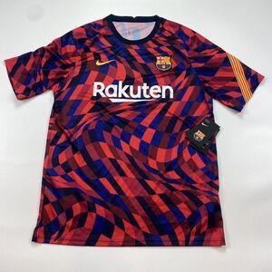 Nike FC Barcelona Barca Soccer Football Jersey Shirt CD5812-658 Mens Size Large